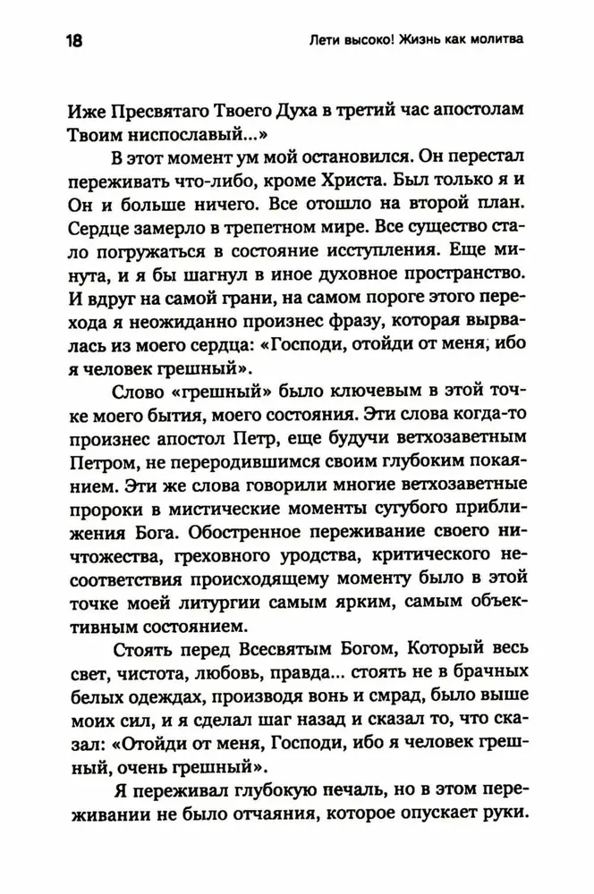 Лети высоко! Жизнь как молитва