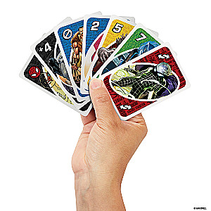 Tabletop card game - UNO. Spiderman