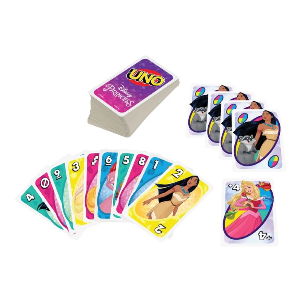 Board Card Game - UNO. Disney Princesses