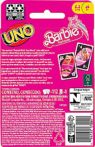 Tabletop Card Game - UNO. Barbie