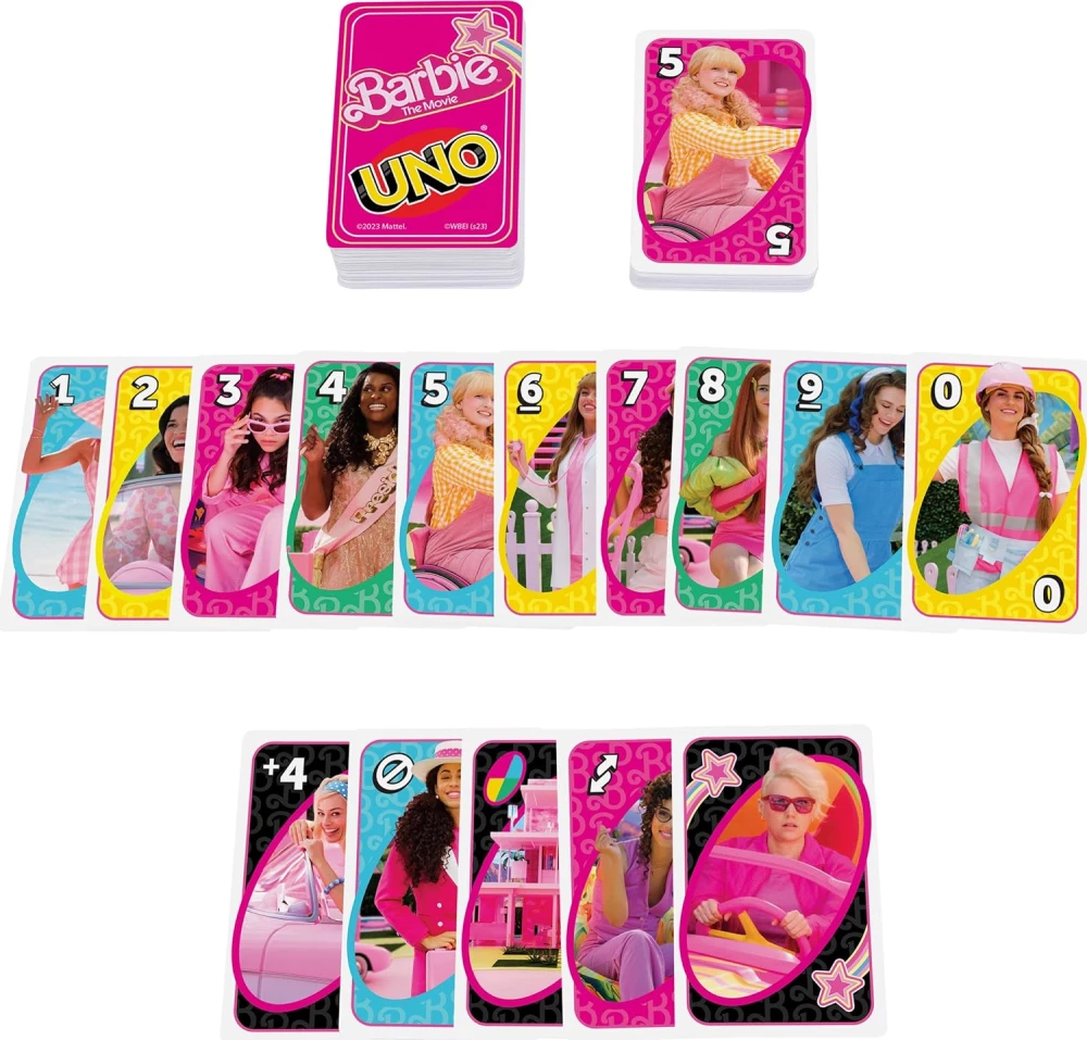 Tabletop Card Game - UNO. Barbie