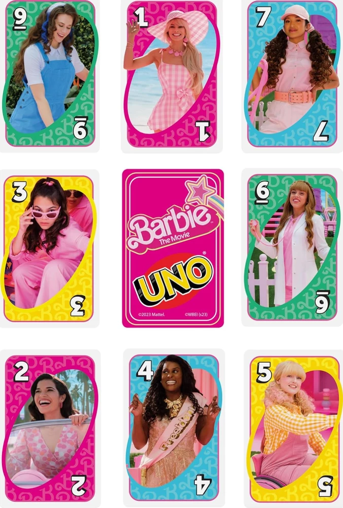 Tabletop Card Game - UNO. Barbie