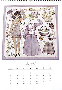 Paper Witches by Loputyn. Calendar 2024–2025 (pink)