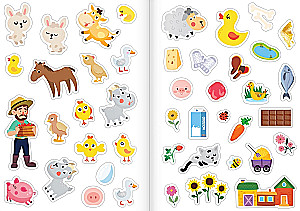 Sticker Book - My Farm. Read, Play, Discover