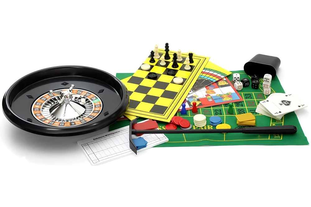 Set of 200 Board Games X-Large Games + Chess and Roulette