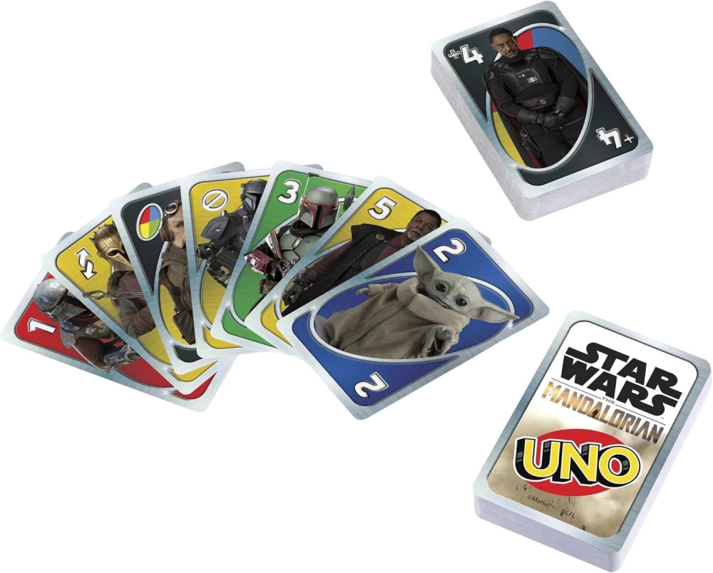 Tabletop Card Game - UNO. Star Wars. The Mandalorian