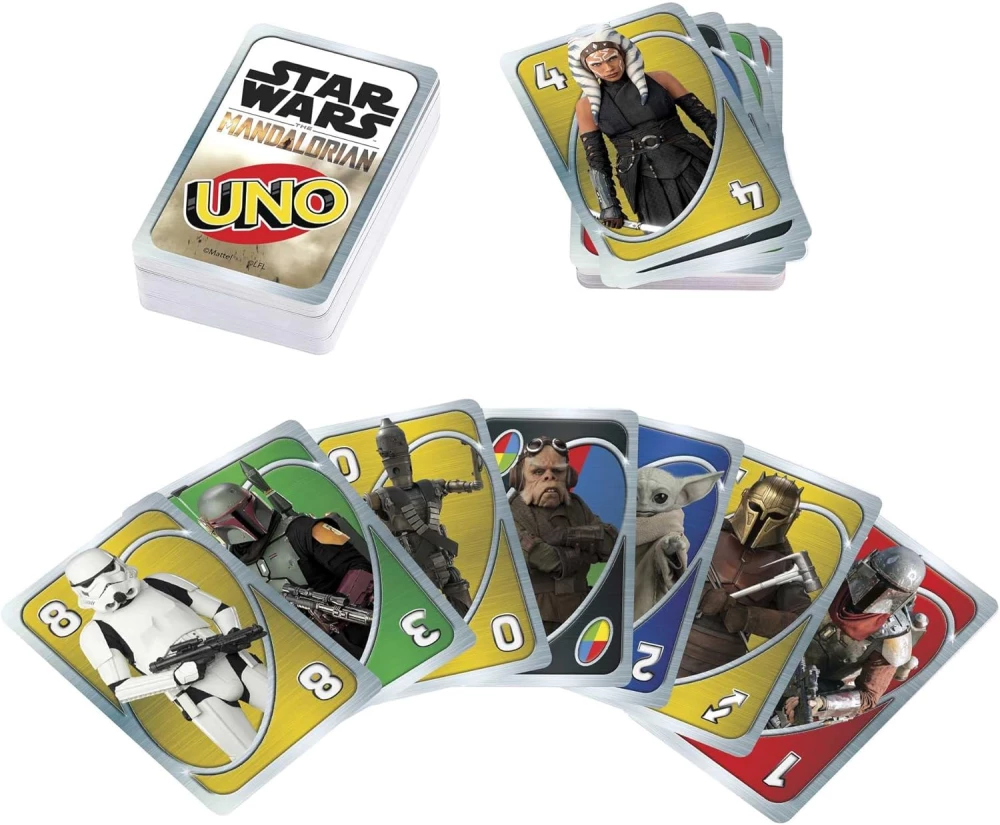 Tabletop Card Game - UNO. Star Wars. The Mandalorian