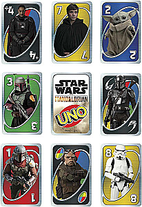 Tabletop Card Game - UNO. Star Wars. The Mandalorian