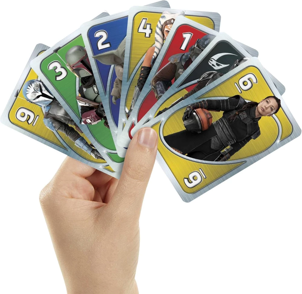 Tabletop Card Game - UNO. Star Wars. The Mandalorian
