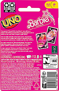 Board Card Game - UNO. Barbie