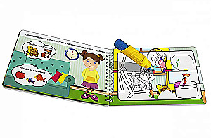 Magic Coloring Book. Favorite Pets. Drawing with Water