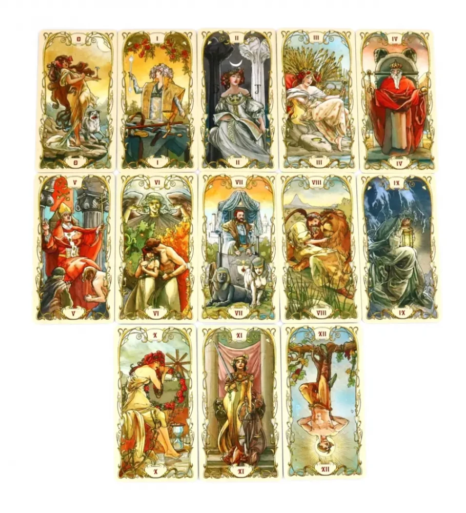 Таро Альфонса Мухи (78 карт)