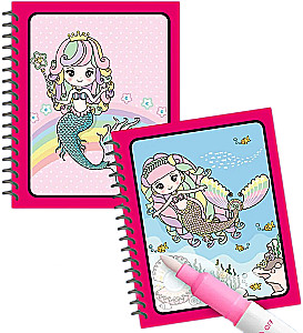 Reusable Water Coloring - Games, Fairy Tales, and Animals. (Includes 4 coloring pages)