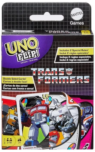 Tabletop Card Game - UNO Flip! Transformers
