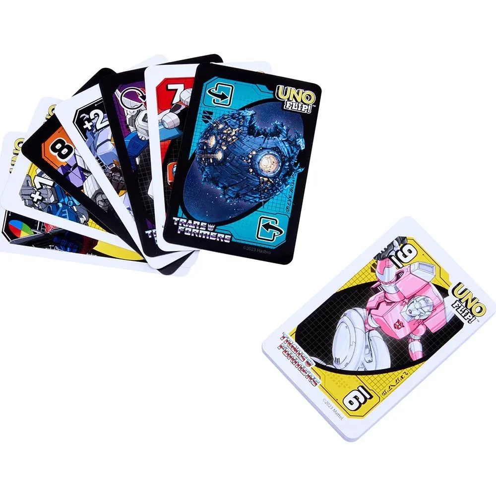 Tabletop Card Game - UNO Flip! Transformers