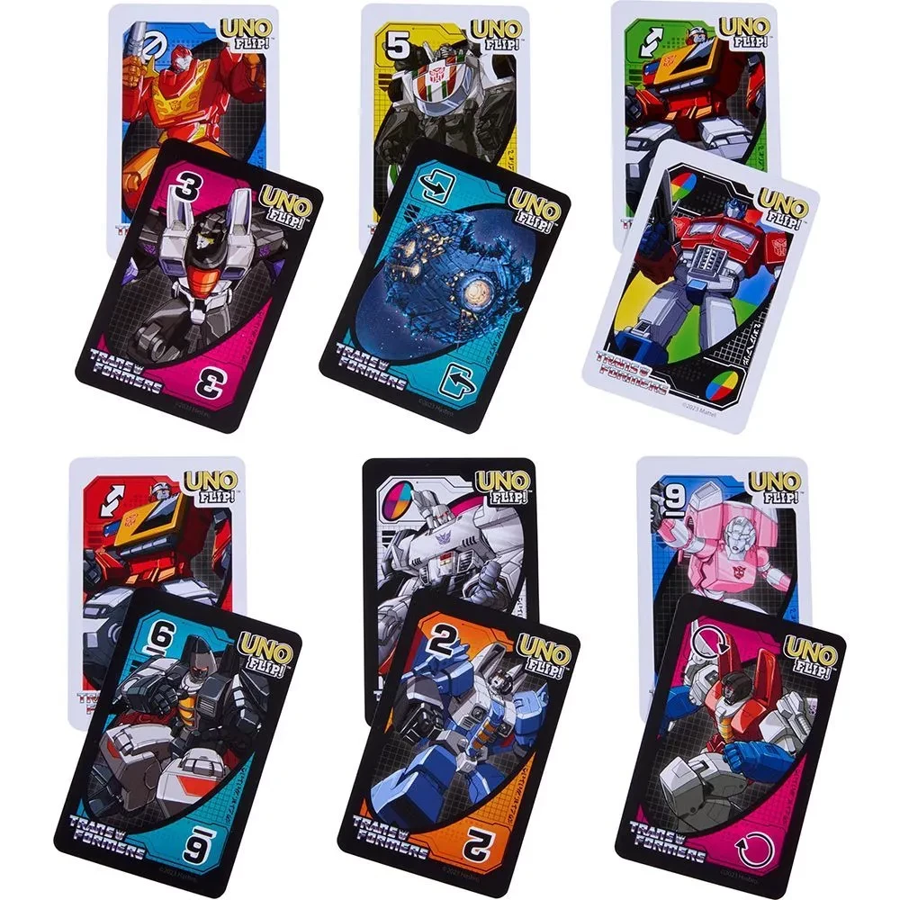 Tabletop Card Game - UNO Flip! Transformers