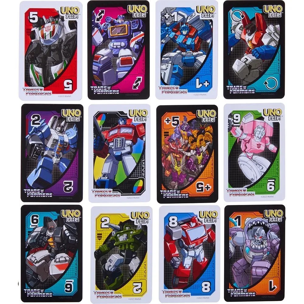 Tabletop Card Game - UNO Flip! Transformers