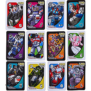 Tabletop Card Game - UNO Flip! Transformers