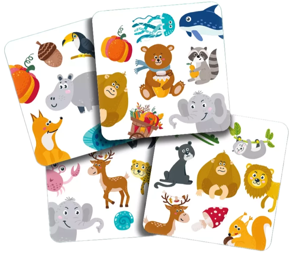 Kids' Entertaining Game - Dublemania. Animals