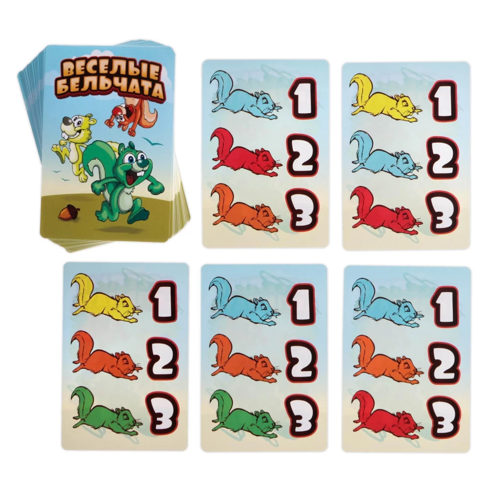 Speed Board Game - Happy Squirrels