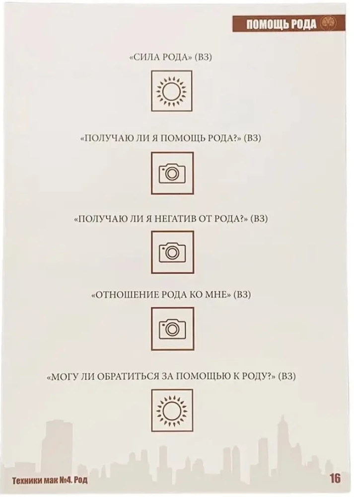 Metaphorical cards in the psychologist's work. Set of technique No. 4. Ancestry