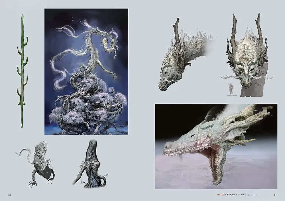 Sekiro. Shadows Die Twice. Illustrations