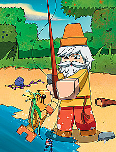 The Tale of the Fisherman and the Golden Cod. Favorite Tales in the Style of Minecraft