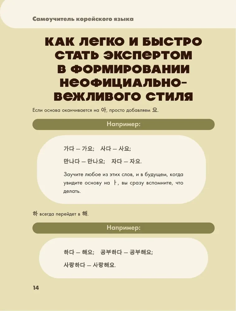 Self-tutor of the Korean language. We speak and write modernly, correctly, naturally
