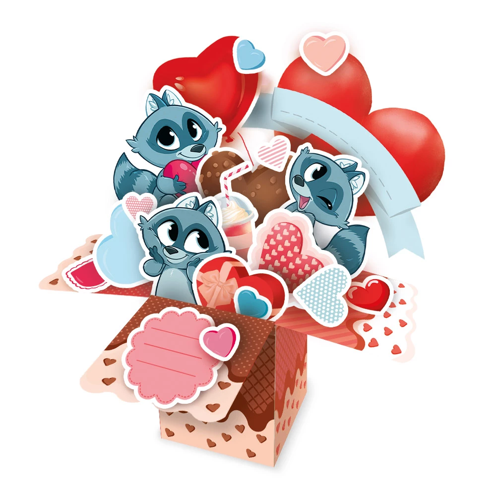 3D postcard DIY. Happy Holidays!