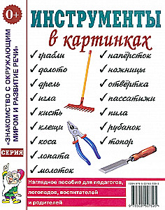 Tools in Pictures. Visual Aid for Educators, Speech Therapists, Caregivers, Parents