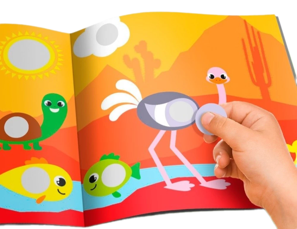 Sticker Book Set - Funny Circles (4 books)