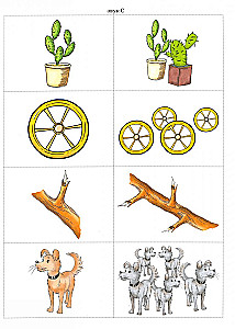 Games with paired cards. Sounds S, Z, Ts. Tabletop speech therapy games