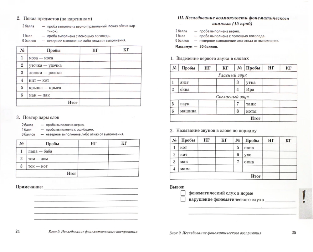 Survey of the Speech of Children Aged 4-5 with Speech Disorders. Speech Card for Conducting the Survey in the Middle Group of Preschool Education
