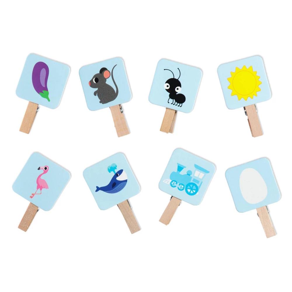 Development Game - Learning Colors with Clothespins