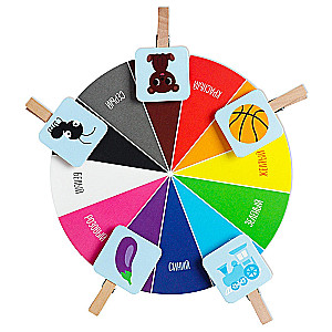 Development Game - Learning Colors with Clothespins