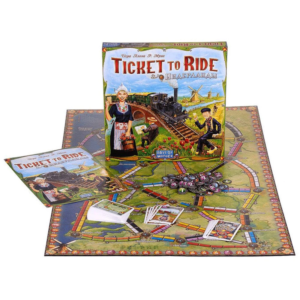 Gra planszowa - Ticket to Ride. Holandia (dodatek)