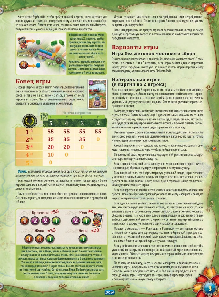 Gra planszowa - Ticket to Ride. Holandia (dodatek)