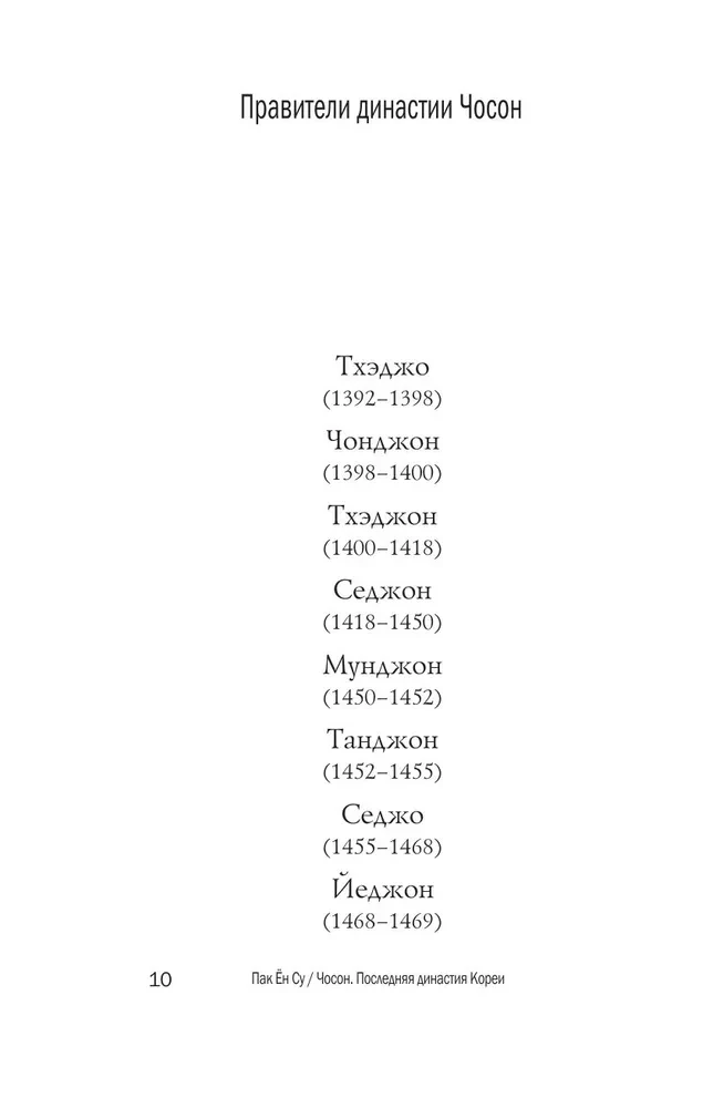 Choson. Ostatnia dynastia Korei