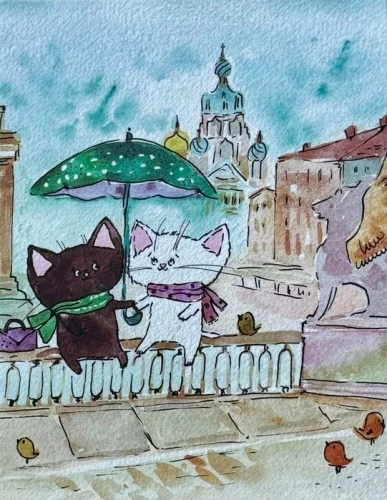 Photo album for 100 photos - Cat's adventures: SPb / Adventures of tails in St. Petersburg