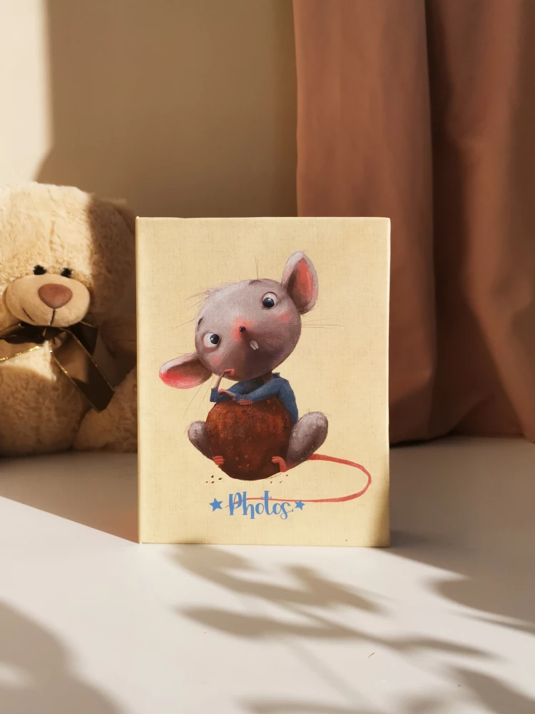Photo album for 100 photos - Mice and bunny. Mouse (10x15)