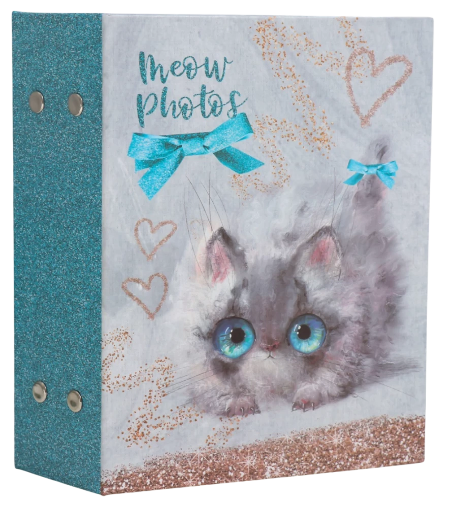 Фотоальбом на 100 фото - Sweet kittens. Белый котёнок (10х15)