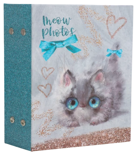 Photo Album for 100 Photos - Sweet Kittens. White Kitten (10x15)