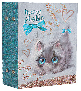 Фотоальбом на 100 фото - Sweet kittens. Белый котёнок (10х15)