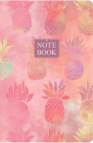 A6 Notebook - Pink Batik