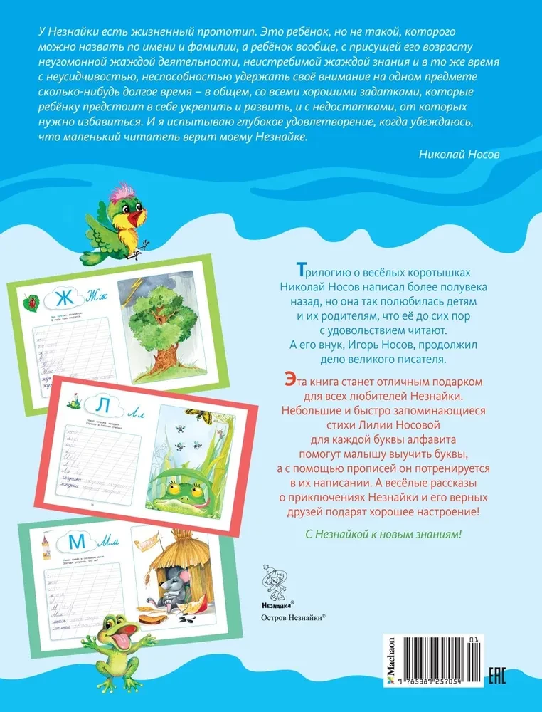 Neznaika. Alphabet and Copybooks
