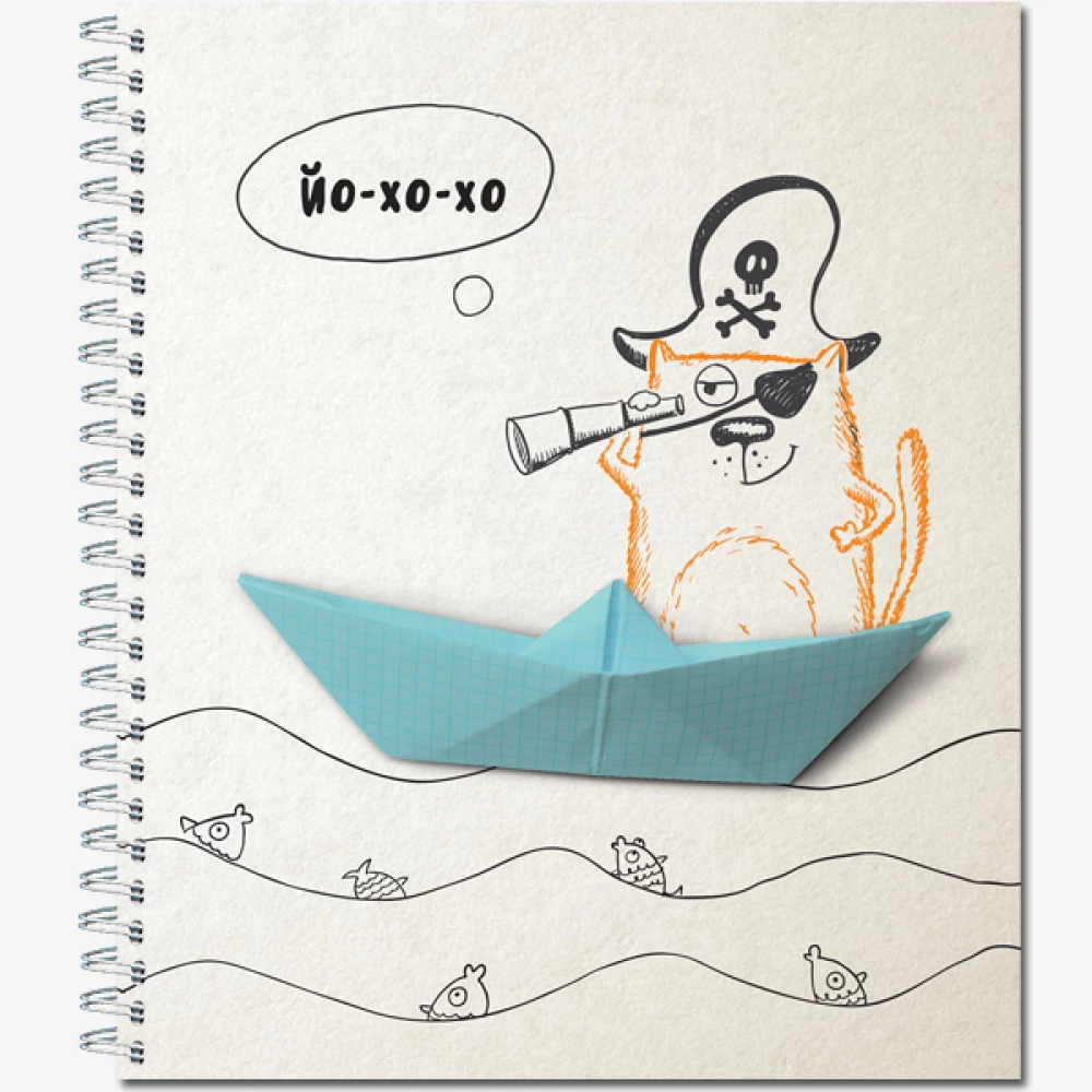 Notebook A5 - Once upon a time there was a cat