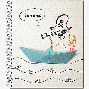 Notebook A5 - Once upon a time there was a cat