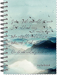 Business Notebook A6 - Misty Landscapes