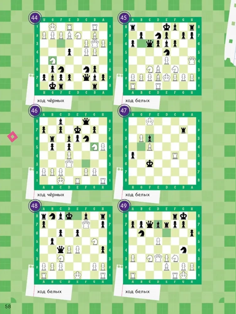 School Chess Club. Learning to Play Chess. Problem Book