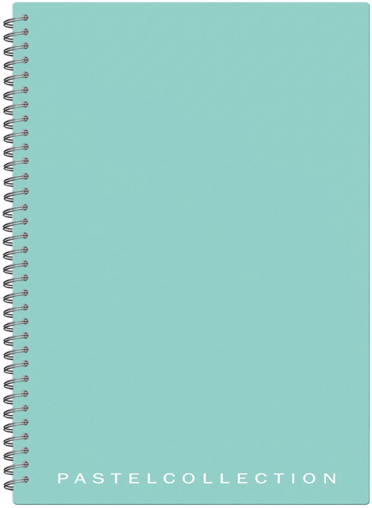 A4 Notebook - Pastel Collection Mint/Blue